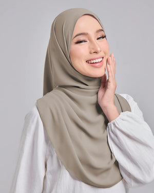 Baesic Premium Chiffon Shawl in Chestnut