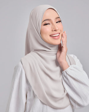 Baesic Premium Chiffon Shawl in Ivory
