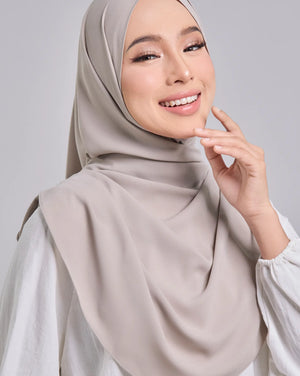 Baesic Premium Chiffon Shawl in Pebble
