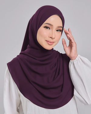 Baesic Premium Chiffon Shawl in Violet