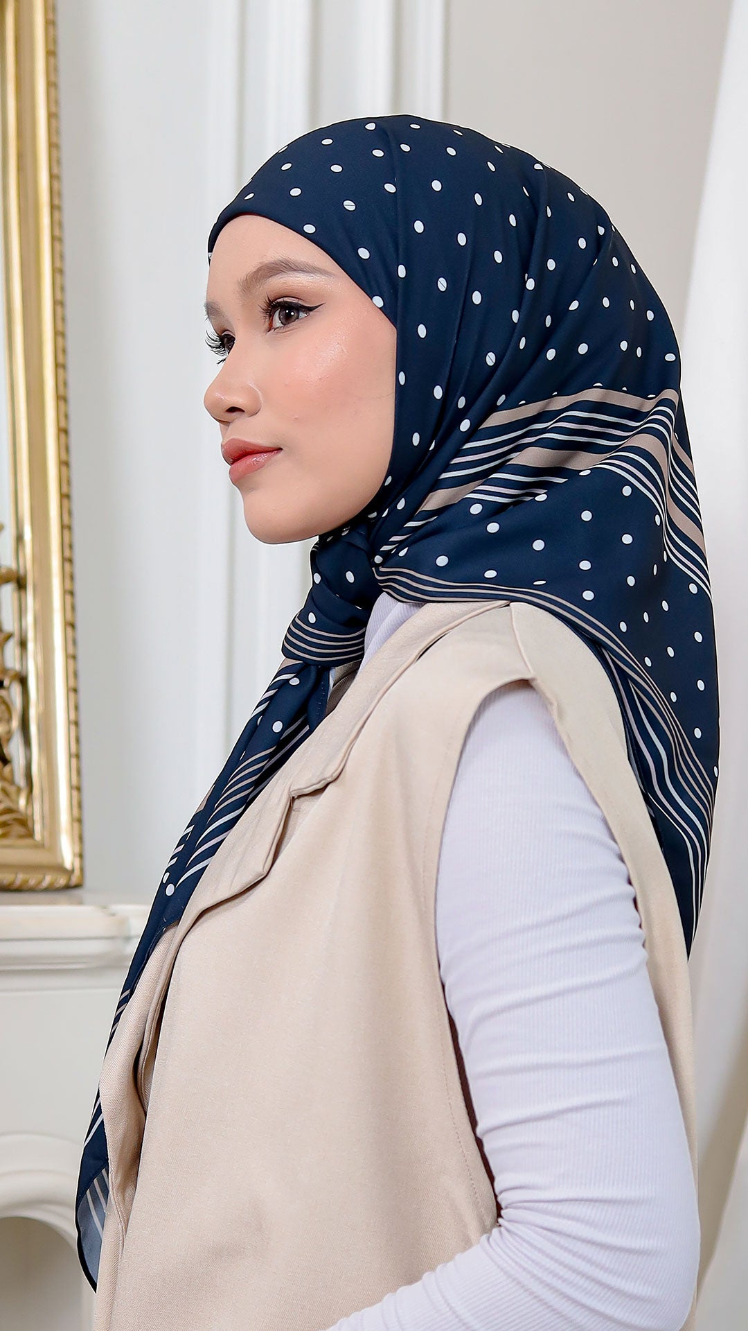 The Polka Code - Cipher | Printed Chiffon Tri-Ezy