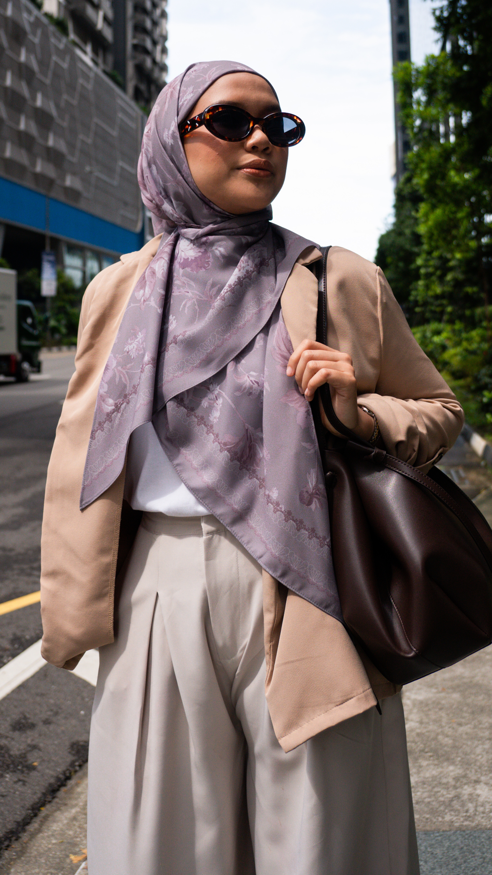 Corporate Chic - Director | Printed Chiffon Tri-Ezy