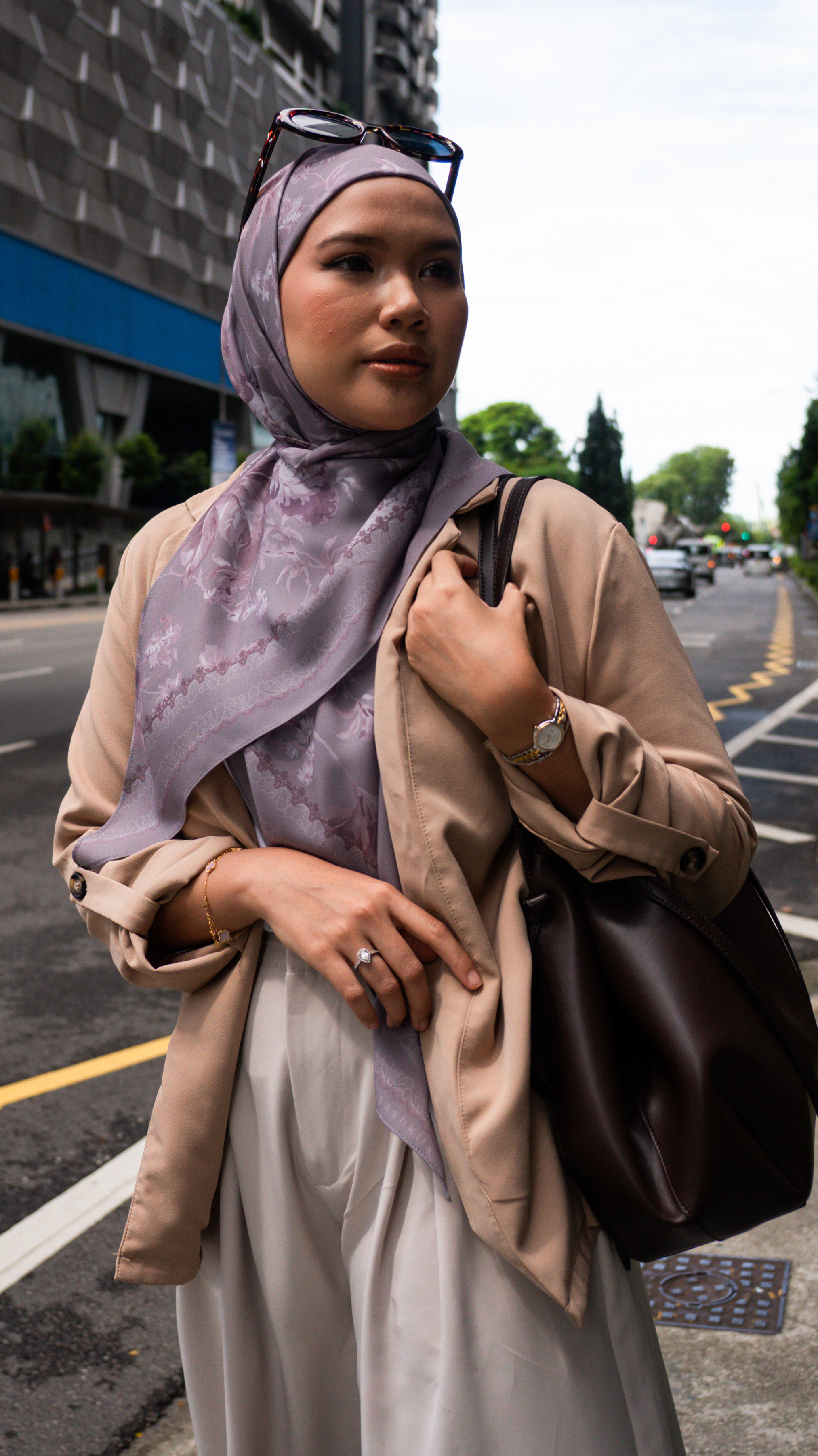 Corporate Chic - Director | Printed Chiffon Tri-Ezy