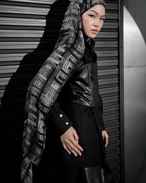Matrix Theory in Glitch | Modal Shawl