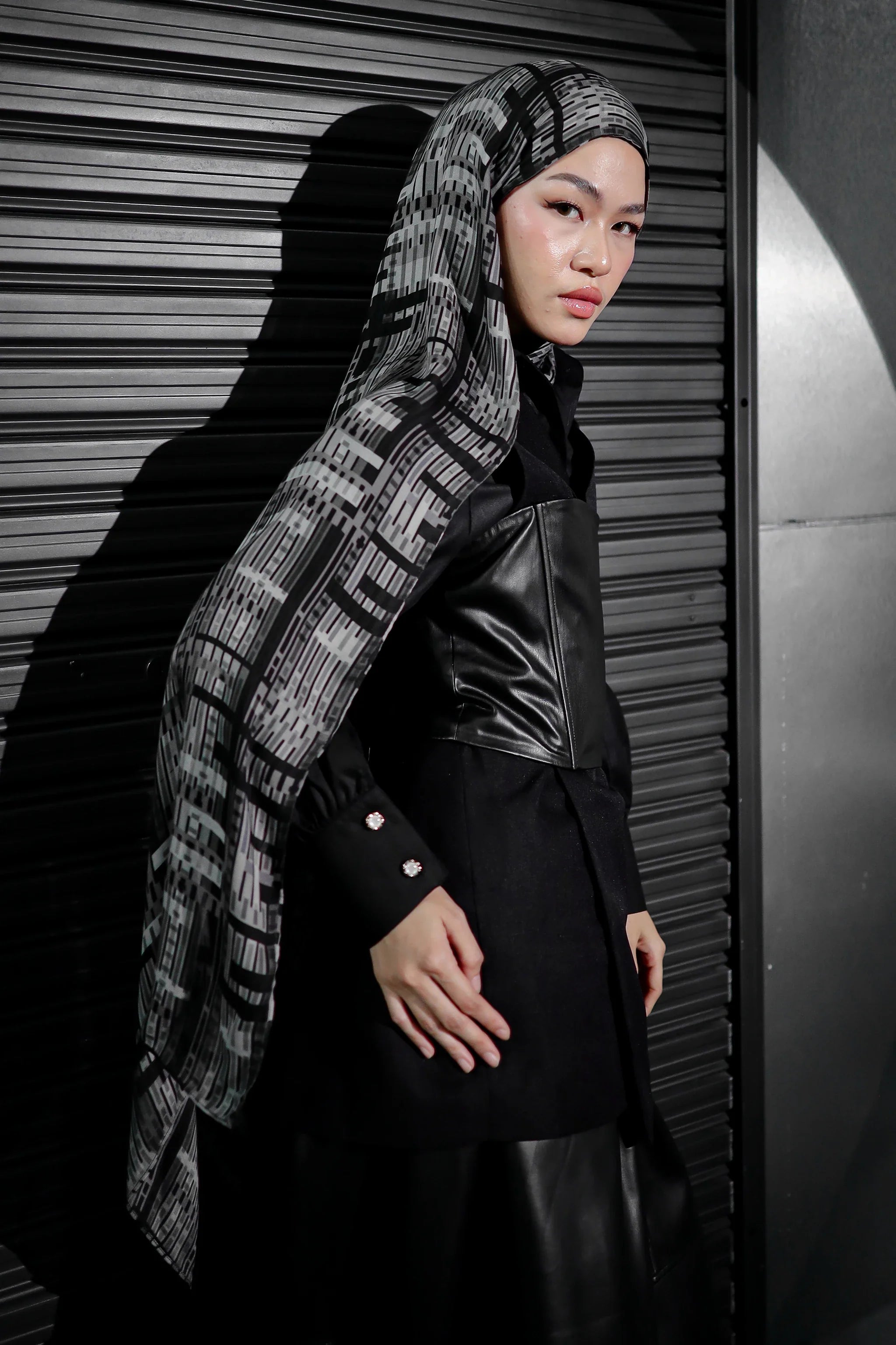 Matrix Theory in Glitch | Modal Shawl