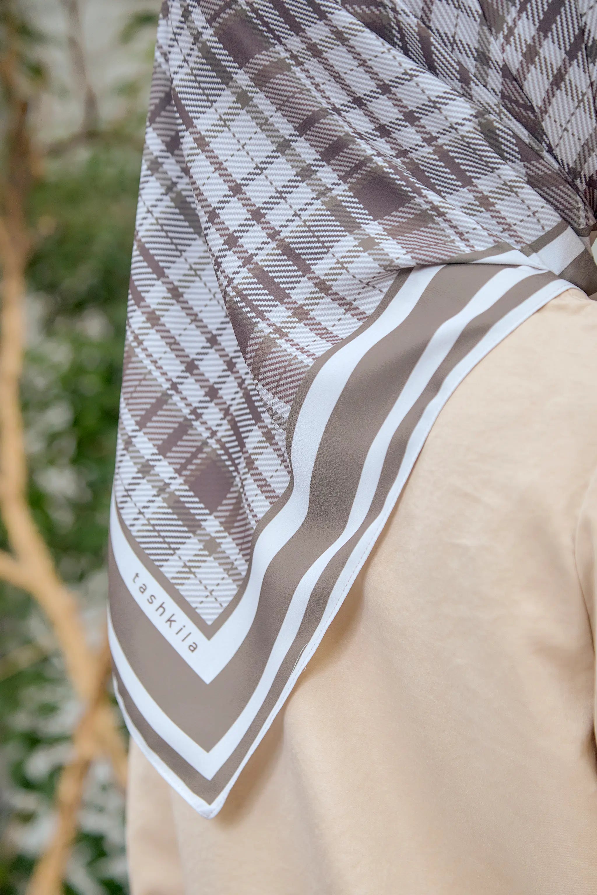House of Gingham in Harrington | Printed Chiffon Tri-Ezy