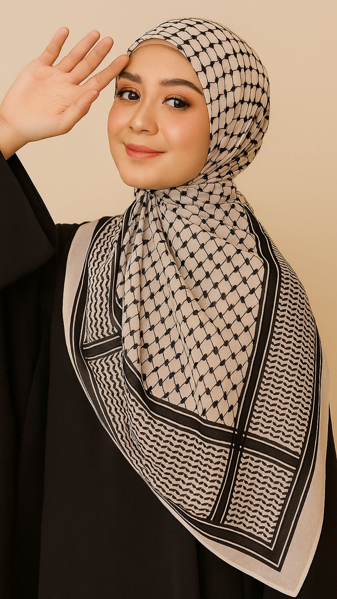 Keffiyeh Square Scarf