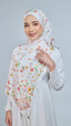 Queen's Garden - WonderRaya Satin Shawl