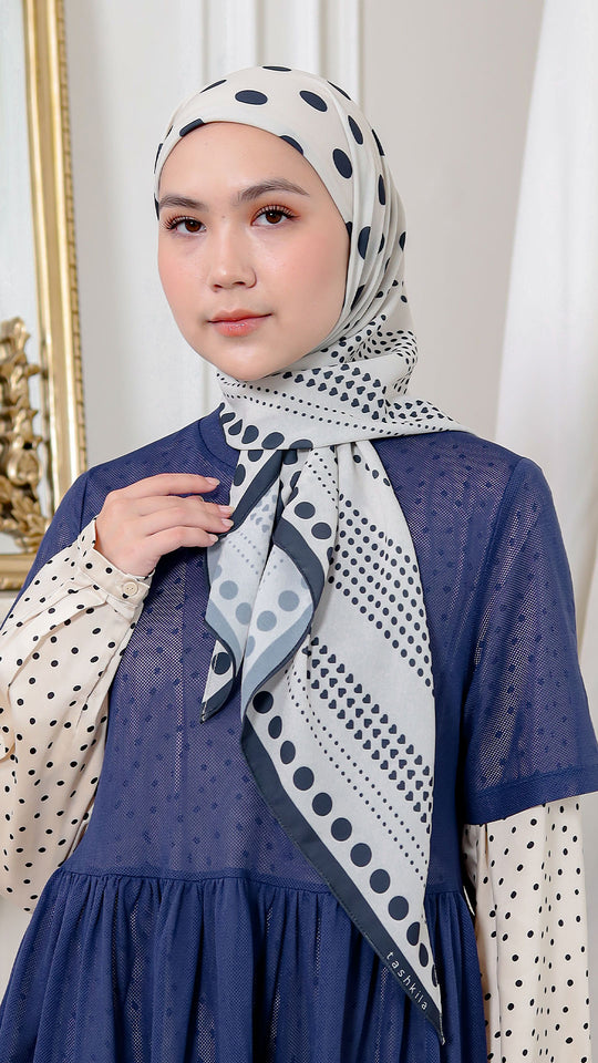 The Polka Code - Sync | Printed Chiffon Tri-Ezy