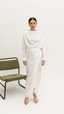 Thahira Set in White