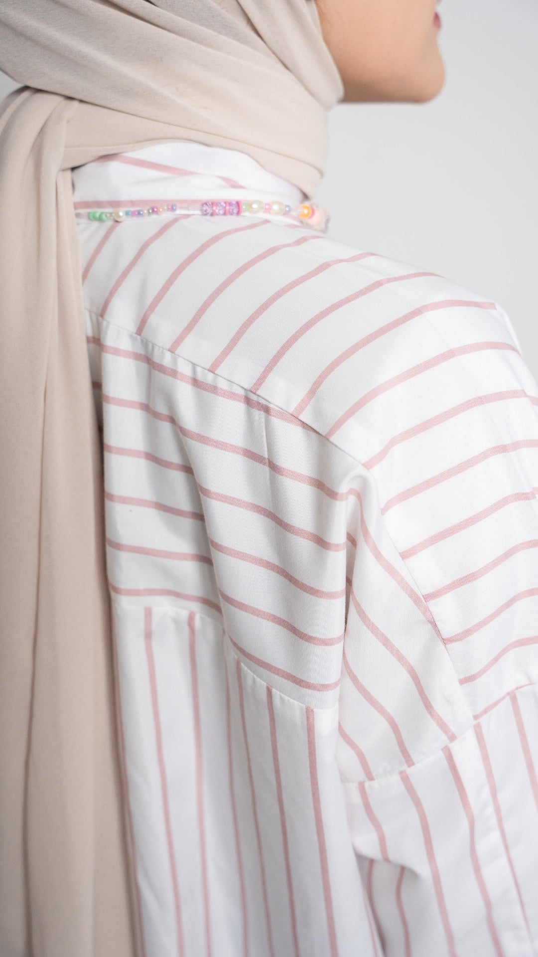 Pink Maxi Stripes Pocket Top