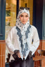 Between The Lace in Ivory | Printed Chiffon Tri-Ezy