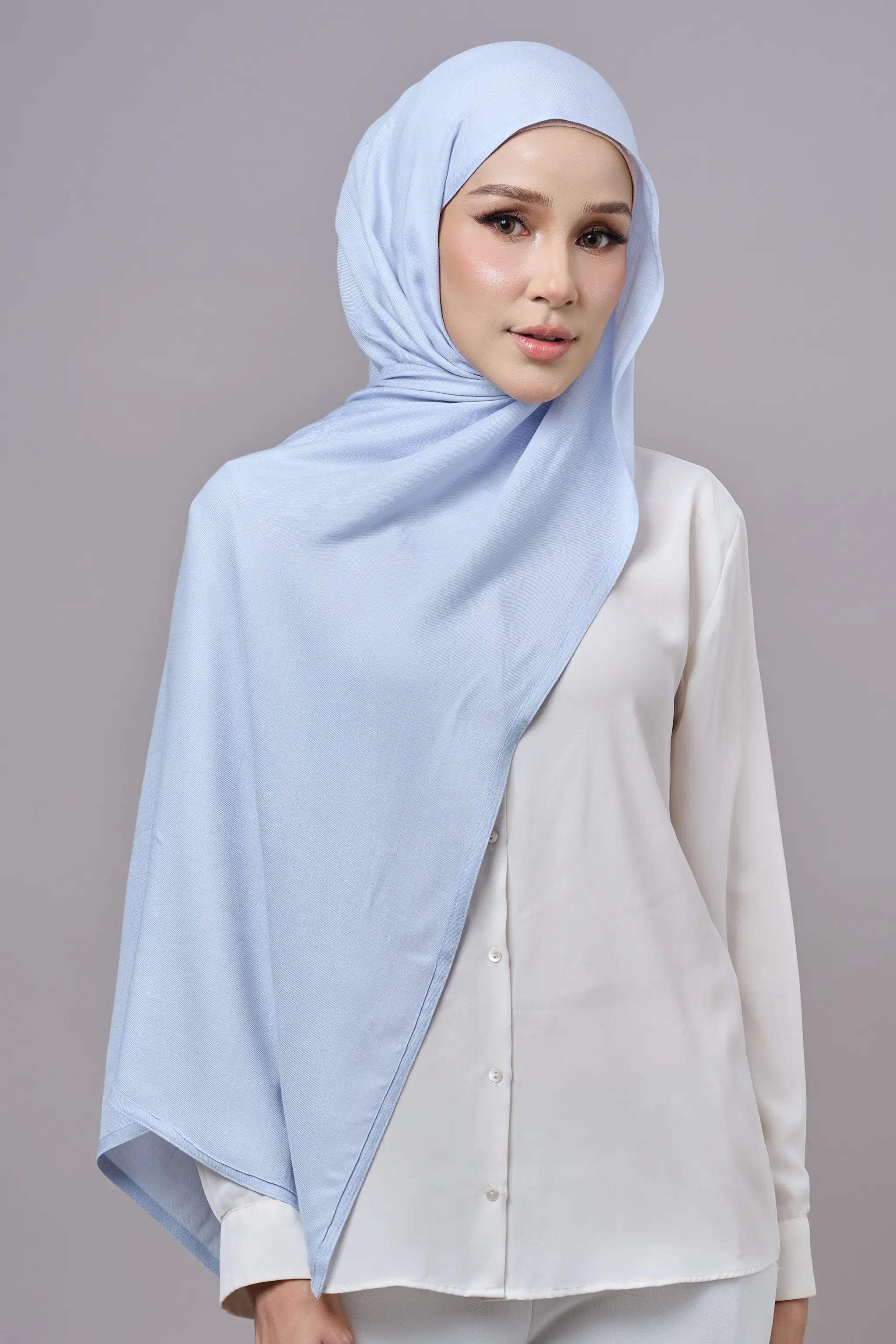 Baesic Modal Shawl in Light Blue