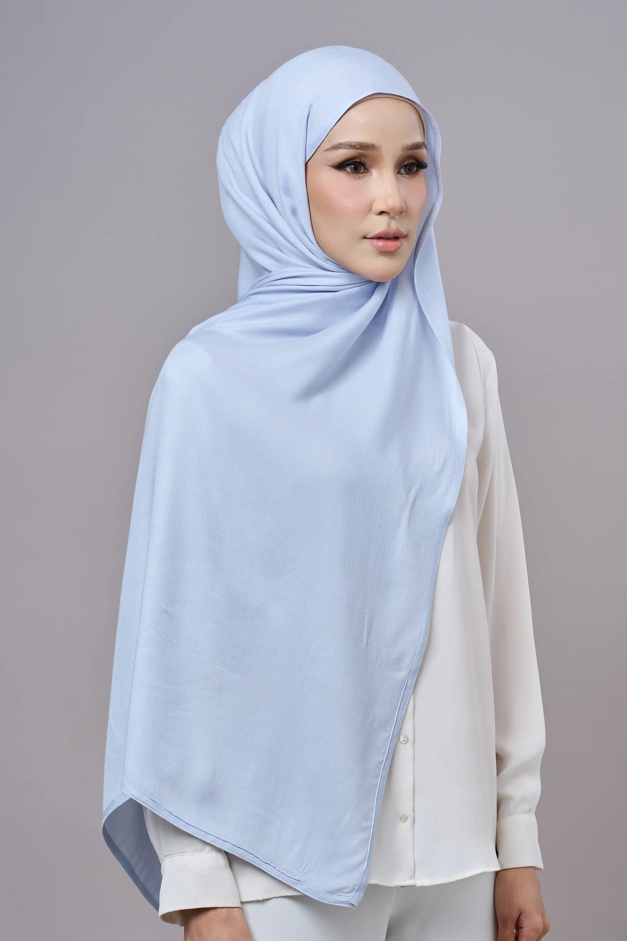 Baesic Modal Shawl in Light Blue