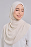 Baesic Premium Chiffon Shawl in Buttercream