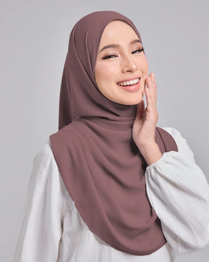 Baesic Premium Chiffon Shawl in Mountbatten Pink