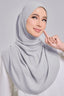 Baesic Premium Chiffon Shawl in Silver