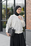 Cassie Polka Cardigan in White