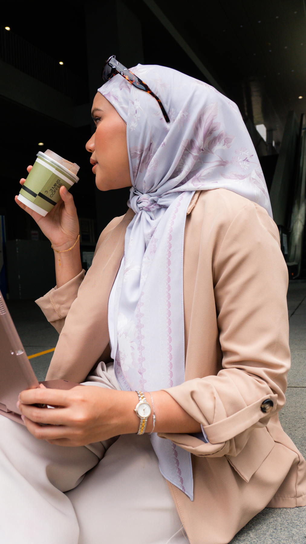 Corporate Chic - Consultant | Printed Chiffon Tri-Ezy