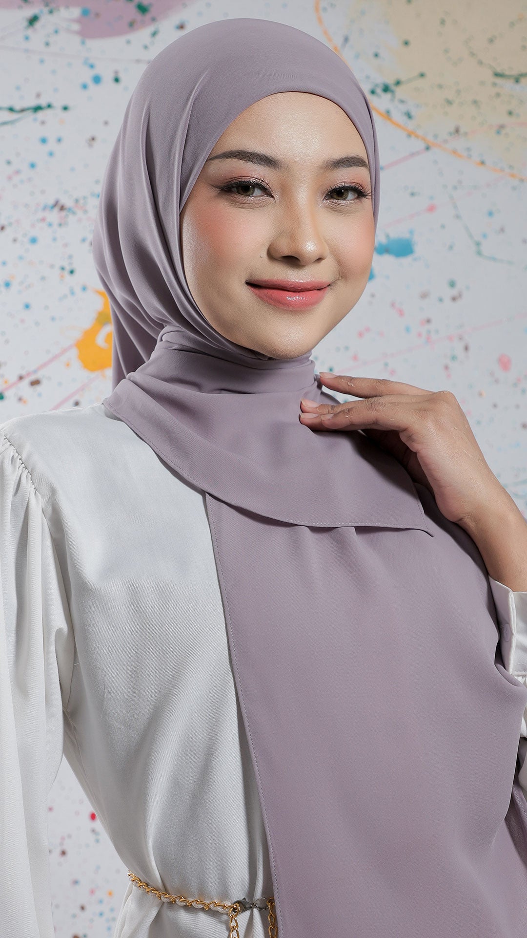 Inara Ezy in Violet Grey