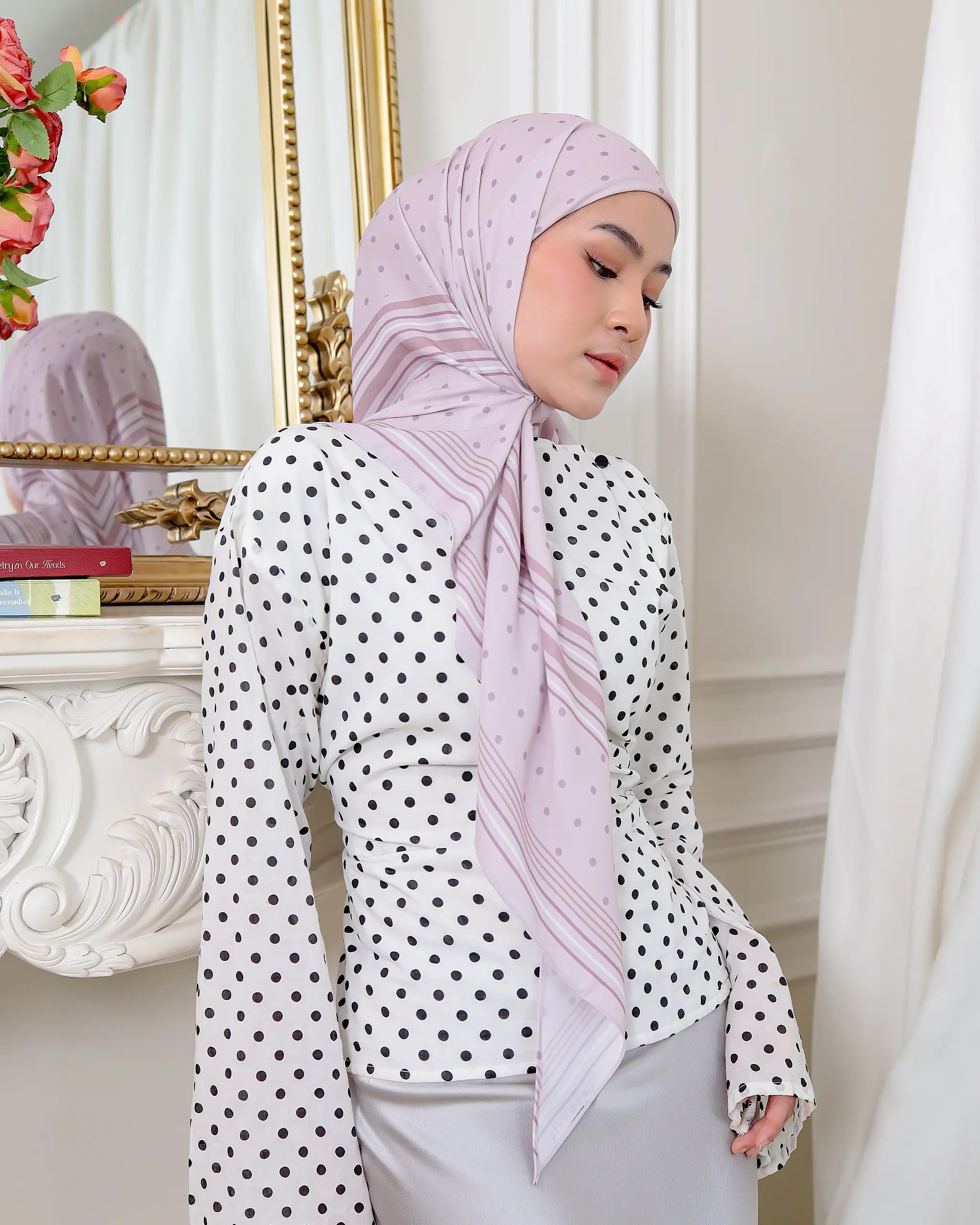 The Polka Code - Echo | Printed Chiffon Tri-Ezy
