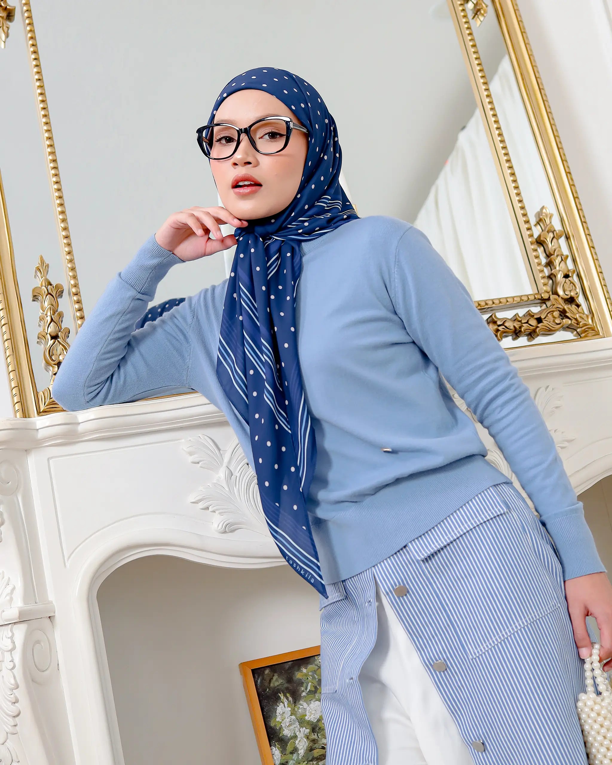 The Polka Code - Frequency | Printed Chiffon Tri-Ezy
