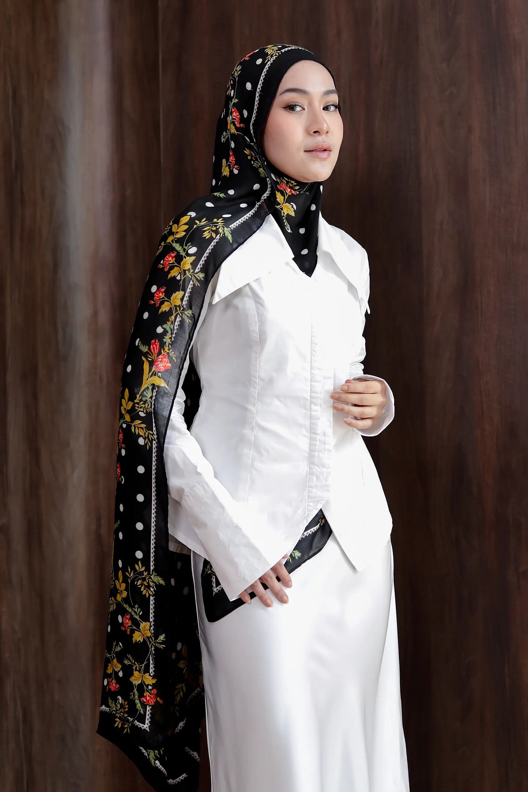 The Polka Code - Obscura | Modal Shawl
