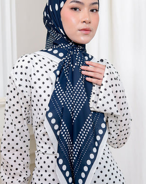 The Polka Code - Secret | Printed Chiffon Tri-Ezy