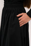 Signature Cotton Poplin Flow Skirt in Black