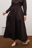 Signature Cotton Poplin Flow Skirt in Cacao