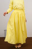 Signature Cotton Poplin Flow Skirt in Lemon
